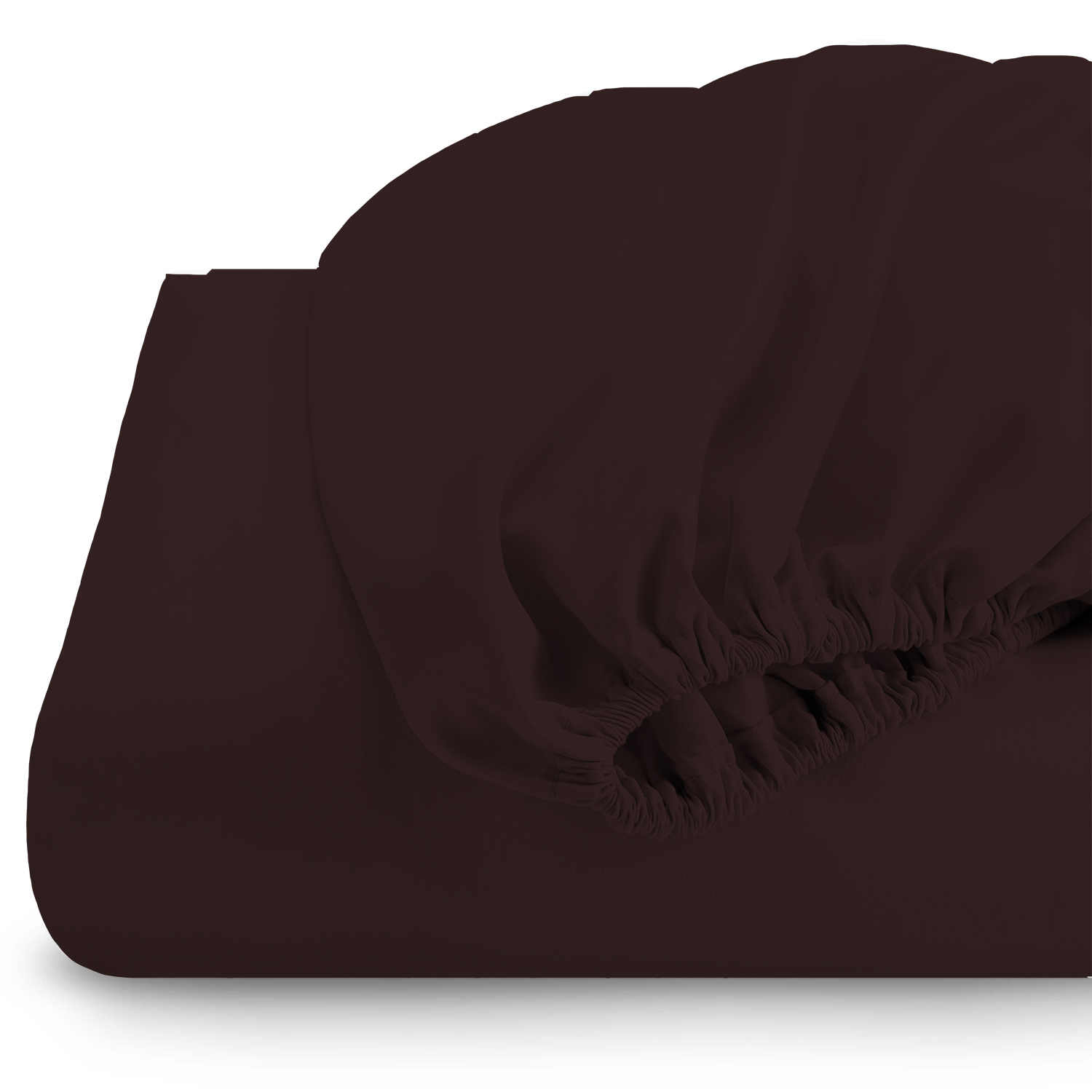Rest Super Soft fitted sheet 90 x 200 + 20 CM-BROWN